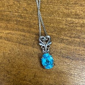 Aquamarine necklace